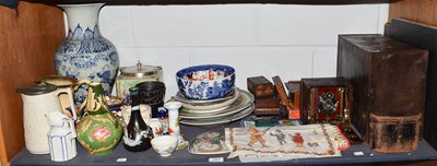 Lot 193 - Collector's items including; a magic lantern;...