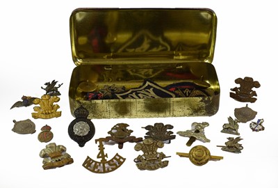 Lot 88 - A Small Quantity of Buttons, Cap and Collar...