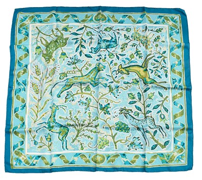 Lot 2270 - Hermes Silk Scarf 'Pavement Mosaic', designed...