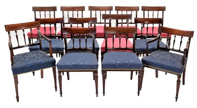 Lot 1357 - A harlequin set of thirteen (11+2) early 19th...