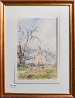 Lot 1127 - Paul Burton (contemporary) Landscape of a Hall...