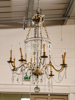 Lot 1425 - An impressive gilt metal, prism and...