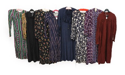 Lot 2034 - Circa 1930/40s Day Dresses, comprising a...