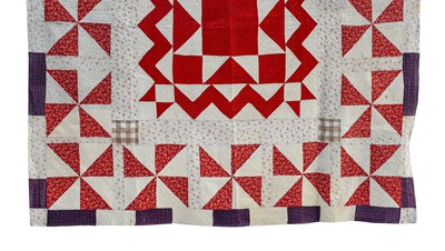 Lot 2124 - A Late 19th Century Welsh Finely Quilted...
