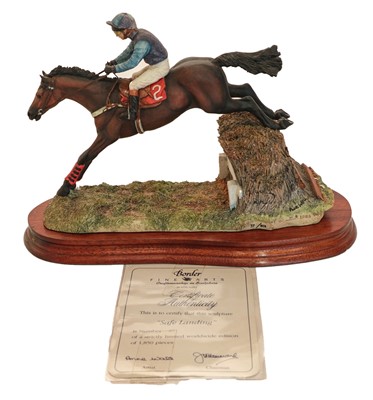 Lot 68 - Border Fine Arts 'Safe Landing' (Steeplechaser)