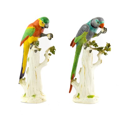 Lot 51 - A Pair of Meissen Porcelain Figures of...