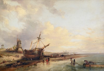 Lot 199 - {} George Balmer (1806-1849) "The Stranded...