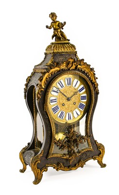Lot 1091 - A French "Boulle" Striking Table Clock,...