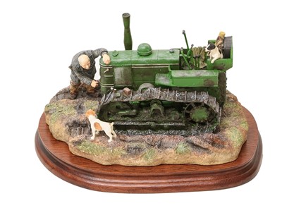 Lot 43 - Border Fine Arts 'Starts First Time' (Fowler Diesel Crawler Mark VF)