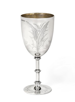 Lot 2083 - A Victorian Silver Goblet