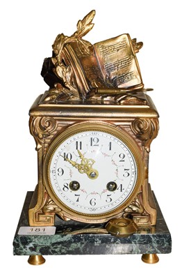 Lot 181 - A nineteenth century French gilt metal...