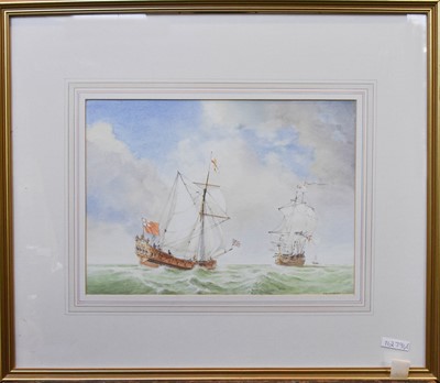 Lot 1176 - C.W. Morsley (20th Century) 
'Furious Action',...