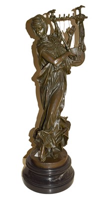 Lot 180 - After J.L. Jerome, a modern bronze sculpture...