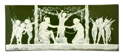Lot 20 - A Mintons Pate-sur-Pate Plaque, by Louis Marc...