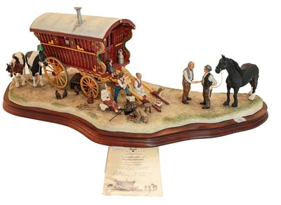Lot 72 - Border Fine Arts 'Striking a Deal at Appleby Fair'