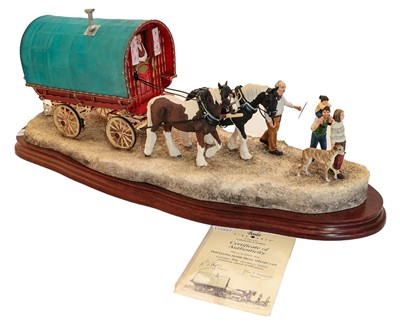 Lot 78 - Border Fine Arts 'Travelling Home from Appleby Fair'