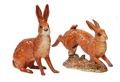 Lot 184 - Beswick Hare - Seated