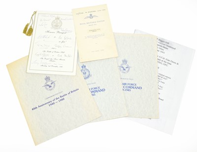 Lot 160 - R.A.F. Biggin Hill - A Sergeant's Mess Dinner...