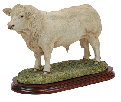 Lot 91 - Border Fine Arts 'Charolais Bull' (Style Two)