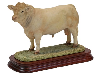 Lot 90 - Border Fine Arts 'Charolais Bull' (Style One)