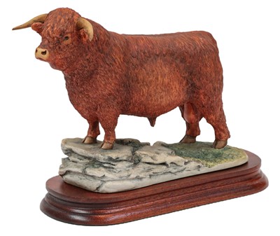 Lot 95 - Border Fine Arts 'Highland Bull' (Style One)