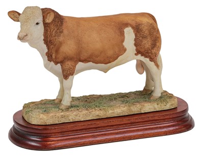 Lot 104 - Border Fine Arts 'Simmental Bull' (Style Two)