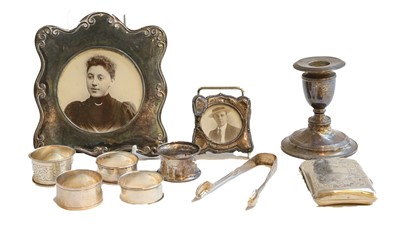 Lot 277 - A collection of assorted silver, including: a...