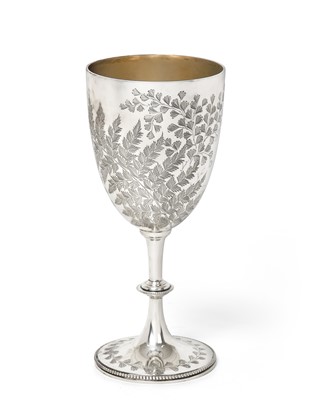 Lot 2081 - A Victorian Silver Goblet