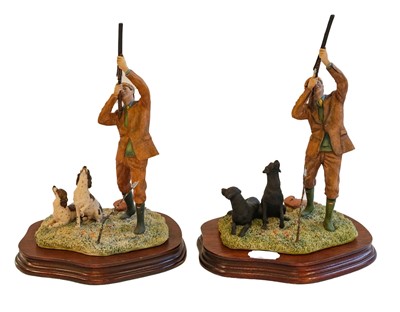 Lot 67 - Border Fine Arts 'Reaching For The High Bird' (First Edition - Labradors)