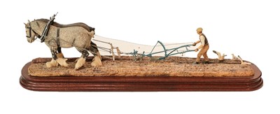 Lot 123 - Northumbria Harvesting Model 'Felling The Furrow'