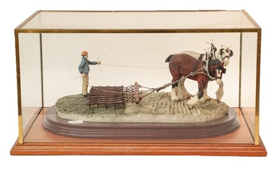 Lot 124 - Northumbria Harvesting Model 'Spike Harrowing' (On the Turn)
