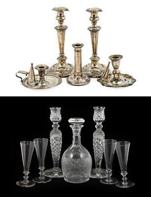 Lot 599 - An Anglo-Irish Campana Glass Vase, early 19th...