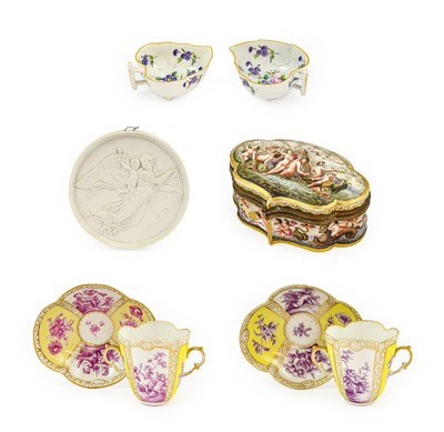 Lot 650 - A Pair of Helena Wolfsohn Porcelain...