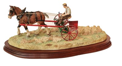 Lot 42 - Border Fine Arts 'Rowing Up' (Gold Edition)