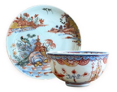 Lot 5 - A Dutch-Decorated Chinese Porcelain Saucer,...
