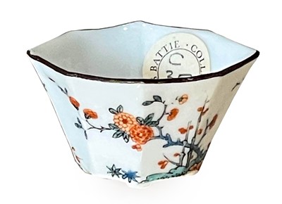 Lot 6 - A Dutch-Decorated Blanc de Chine Wine Cup, 2nd...