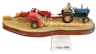Lot 23 - Border Fine Arts 'Hay Baling'