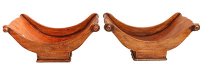 Lot 265 - A pair of 19th century cheese coasters, an...
