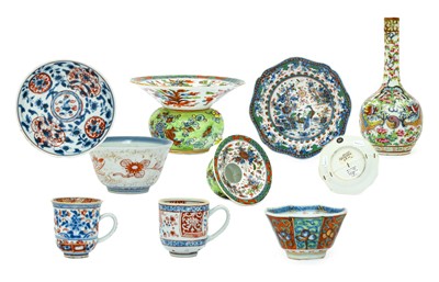 Lot 8 - An English-Decorated Chinese Porcelain Coffee...