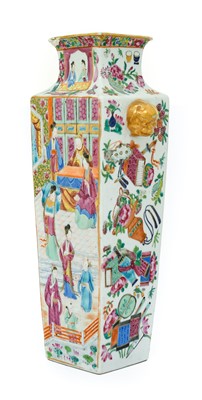 Lot 18 - A Chinese Canton-Decorated Vase, early 19th...