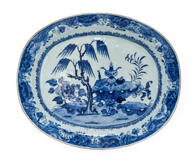 Lot 19 - A Chinese Porcelain Meat Platter, Qianlong, of...