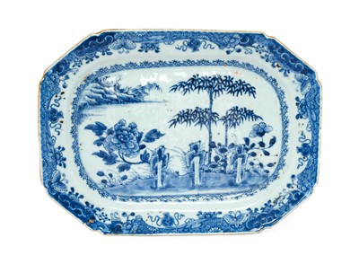 Lot 20 - A Chinese Porcelain Meat Platter, Qianlong, of...