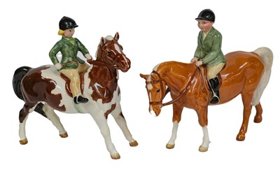 Lot 134 - Beswick Girl on Pony
