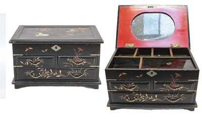 Lot 312 - An Edwardian inlaid oak tray, an inlaid burr...