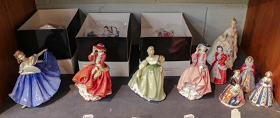 Lot 271 - A quantity of Royal Doulton figures, some...