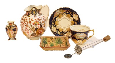 Lot 325 - Aynsley porcelain moustache cup and saucer,...