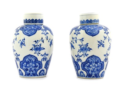 Lot 71 - A Pair of Chinese Porcelain Baluster Jars and...