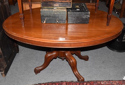 Lot 1399 - A Victorian mahogany loo table, 140cm by 103cm...