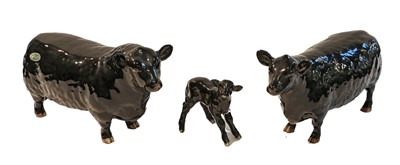 Lot 152 - Beswick Abderdeen Angus Cattle