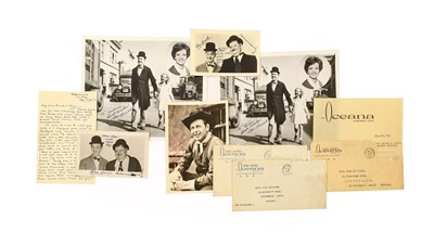Lot 2058 - Laurel and Hardy. Collection of signed letters and photographs from Stan Laurel (1890-1965)